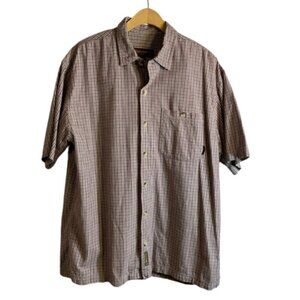 Men's Timberland Plaid Button Down Size Medium